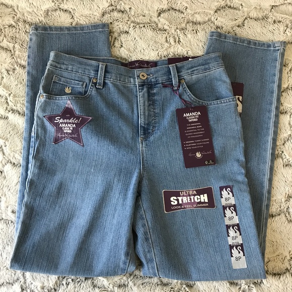 Gloria Vanderbilt Jean Blue 8P NWT M23 - Picture 2 of 6